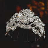 Oversize Sparkle Wedding Tiaras Crowns Lace Headbands