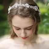 Elegant Wedding Crystal Tiara Head wear Brides Rhinestone Hairbands Evening Hair Jewelry