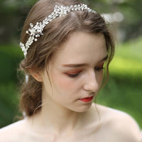 Elegant Wedding Crystal Tiara Head wear Brides Rhinestone Hairbands Evening Hair Jewelry