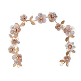 Brides Soft Hairbands set Bridal Flower Barrettes Headpieces Wedding Hair Accessory D2327