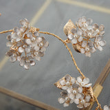 Lovely Gold Leaves Brides Tiaras Headbands D2359