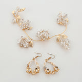 Lovely Gold Leaves Brides Tiaras Headbands D2359