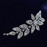 Sparkle Leaves Crystal Tiaras Headbands Wedding Hair Accessory