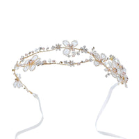 Handmade Flower Bridal Pearls Hairbands Headpiece Tiaras Wedding Hair Accessories G4161