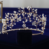 European Rhinestone Brides Tiaras Headbands with Earring