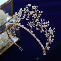 European Rhinestone Brides Tiaras Headbands with Earring