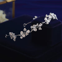 Soft CZ Zircon Crystal Tiaras Crowns Headpieces Wedding Hair Accessory