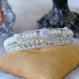 European Pearls Crowns Gold Bride Hairbands Wedding Headpieces