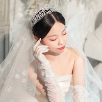 Gold/Silver Stunning Crystal Tiaras Crowns Headpieces Wedding Hair Accessory asw7210