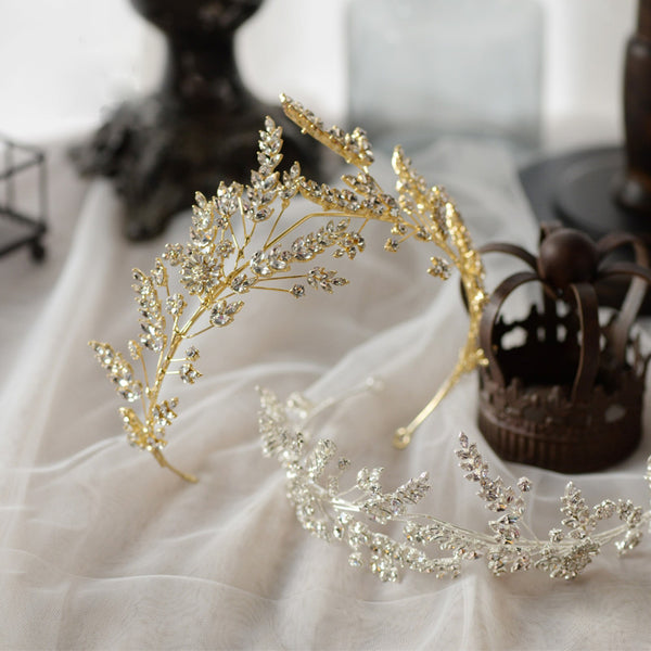 Stunning Wedding Crystal Tiara Head wear Brides Rhinestone Hairbands