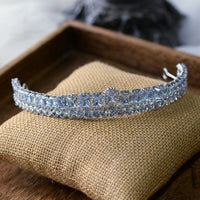 Cute CZ Zircon Crystals Wedding Tiaras Headpices