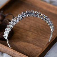 Sparkling Crystal Brides Crowns Tiaras Wedding Headpieces Hair Accessories asw7320