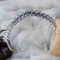 Sparkling Crystal Brides Crowns Tiaras Wedding Headpieces Hair Accessories asw7320