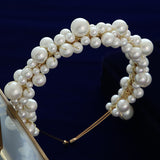 Korean Pearls Bridal Tiaras Hairbands Headband Wedding Hair Accessory