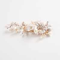 Gold Flower Bridal Crystal Hair Comb Headpiece Hair Sticks Wedding Hair Accessories