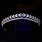 Simple Leaves Brides Tiaras Bridal Headdress Wedding Crowns  Headpieces