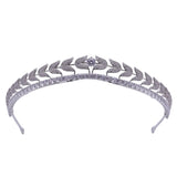 Simple Leaves Brides Tiaras Bridal Headdress Wedding Crowns  Headpieces