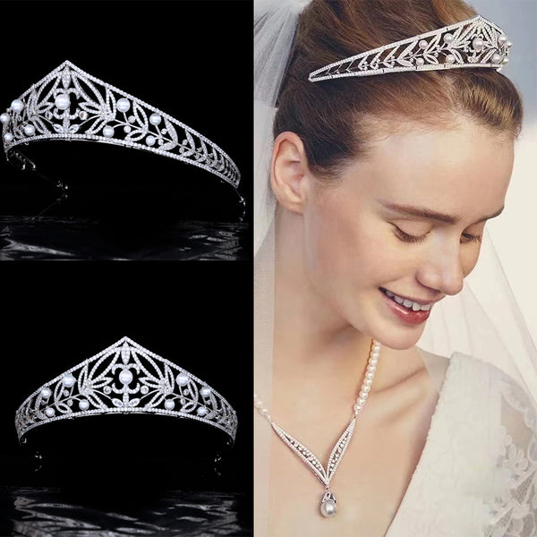 Royal Princess Tiaras Bridal Headdress Fashion Wedding Crowns