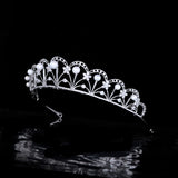 Princess  Pearls Tiaras Bridal Headbands Wedding Crowns Headpieces