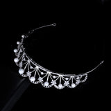 Princess  Pearls Tiaras Bridal Headbands Wedding Crowns Headpieces