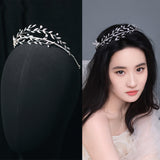 Irregular Leaves Brides Tiaras Bridal Headdress Wedding Crowns  Headpieces