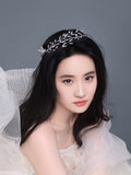 Irregular Leaves Brides Tiaras Bridal Headdress Wedding Crowns  Headpieces