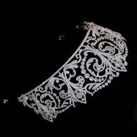 Royal Princess Cubic Zircon Brides Crowns Tiaras Wedding Headpieces