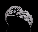 Gorgeous Bridal Zircon Crystal Wedding Tiara Crown