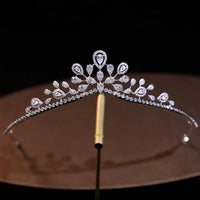 Simple Princess Tiaras Bridal Headdress Fashion Wedding Crowns