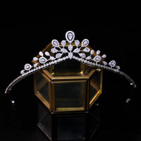 Simple Princess Tiaras Bridal Headdress Fashion Wedding Crowns