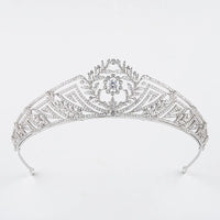 Royal Brides Crown Tiara Sparkling Wedding Headbands Hair Accessories Evening Hair Jewelry HT19055