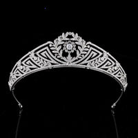 Royal Brides Crown Tiara Sparkling Wedding Headbands Hair Accessories Evening Hair Jewelry HT19055