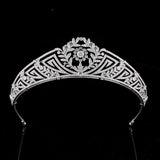 Royal Brides Crown Tiara Sparkling Wedding Headbands Hair Accessories Evening Hair Jewelry HT19055