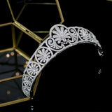 Gorgeous Bridal Cubic Zircon Brides Crowns Tiaras Wedding Headpieces Hair Accessories HT19062