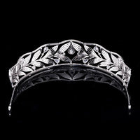 Full Cubic Zircon Wedding Tiaras Crowns Crystal Brides Headpieces Evening Hair Jewelry HT19063