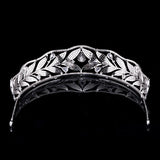 Full Cubic Zircon Wedding Tiaras Crowns Crystal Brides Headpieces Evening Hair Jewelry HT19063