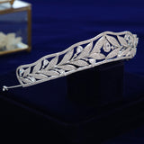 Full Cubic Zircon Wedding Tiaras Crowns Crystal Brides Headpieces Evening Hair Jewelry HT19063