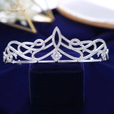 Luxurious Zircon Brides Tiaras Crowns Crystal Bridal Hairbands Wedding Hair Accessories Evening Head Wear ASW1949