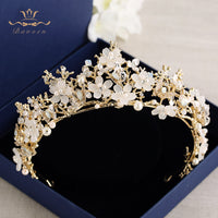 Vintage Butterfly Bridals Tiaras Crowns Baroque Gold Brides Hairbands Wedding Hair accessories Prom Hair Jewelry