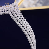 Elegant Full Zircon Bridal Tiaras Crowns Headpieces Bridal Headdress Wedding Hair Accessories