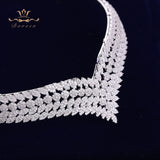 Elegant Full Zircon Bridal Tiaras Crowns Headpieces Bridal Headdress Wedding Hair Accessories