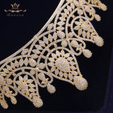 Fabulous Silver Full Zircon Wedding Hairbands for Brides Crystal Tiaras Crowns Wedding Hair Accessories