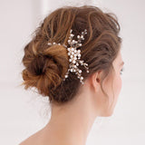 Freshwater Pearls Brides Hair Combs Crystal Barrettes Hairbands Crystal Wedding Hair Sticks