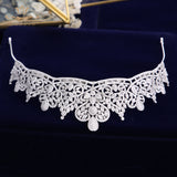 New Full Zircon Bridal Tiaras Crowns Plated Crystal Wedding Hairbands For Brides Bridesmaid Jewelry