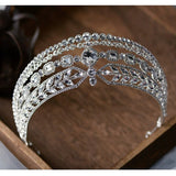 Gold/Silver Stunning Crystal Tiaras Crowns Headpieces Wedding Hair Accessory asw7210