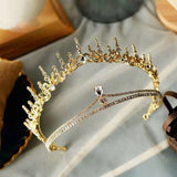 Own- Design Detachable Crystal Tiara Crowsn Bridal Tiara Headpieces Prom Head Wear ISW0065