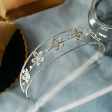 Princess Clear Crystal Brides Tiara Crowns Headpieces Wedding Headbands