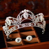 Vintage Pearls & Crystal Tiaras Crowns Headpieces ISW0212