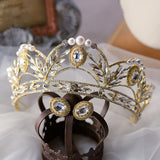 Vintage Pearls & Crystal Tiaras Crowns Headpieces ISW0212