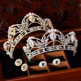 Vintage Pearls & Crystal Tiaras Crowns Headpieces ISW0212